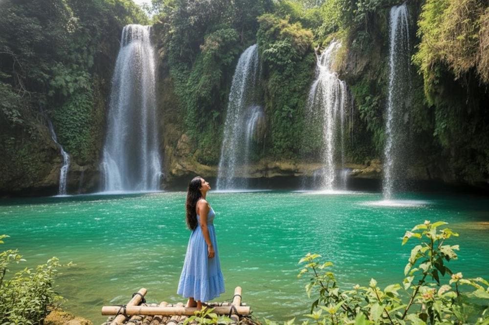 Bạn c&oacute; thể thả d&aacute;ng b&ecirc;n khung cảnh h&ugrave;ng vĩ nơi đ&acirc;y